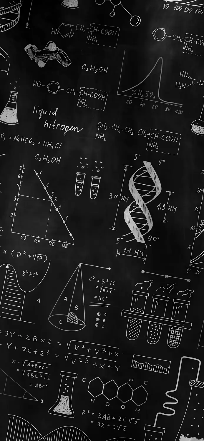A wall of scientific and mathematical notation